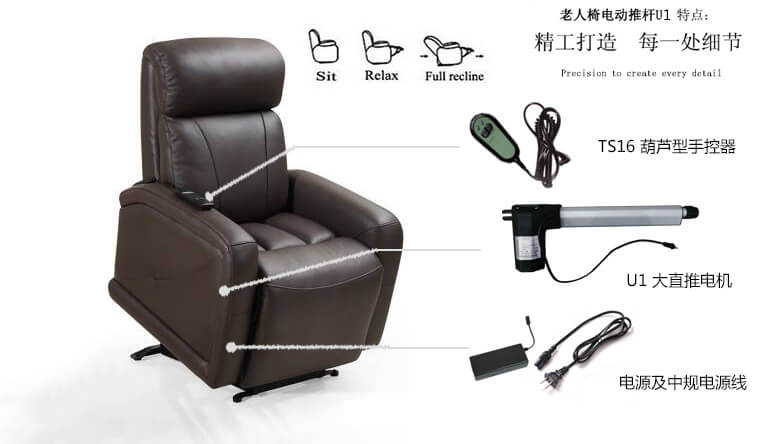 老人椅電動(dòng)推桿應(yīng)用