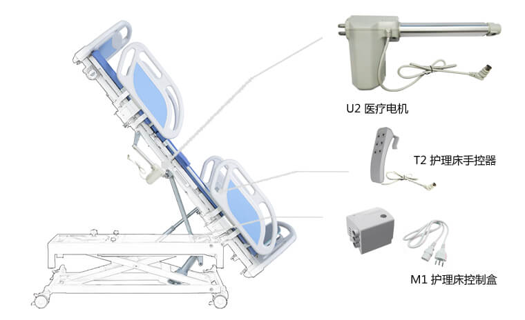 醫(yī)療床電動推桿應(yīng)用