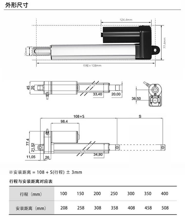 進口電動開窗器結(jié)構(gòu)圖